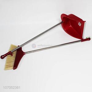 Hot sale household cleaning tools plastic dustpan and broom set