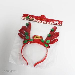 Hot sale Christmas hair accessories hair hoop with led light