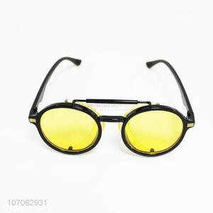 High quality kids round plastic frame sunglasses fashion eyewear