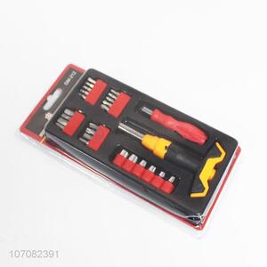 Wholesale factory supply 22pcs screwdriver and bit set hand tools