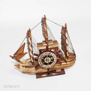 Delicate Design Wooden Sailboat Fashion Crafts