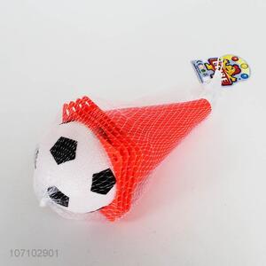 New products kids plastic toys roadblock set toys with football