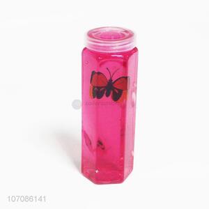 Best Price Cute Colorful Transparent Butterfly Bottle Crystal Clay Toys