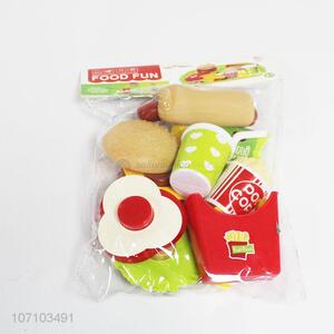 Wholesale new arrival fast food pretend play set for kids