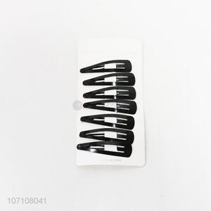 Wholesale hair accessories 7pcs black metal hairpins
