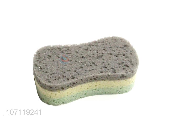 China factory 3-tier bath sponge exfoliating sponge for adults and kids