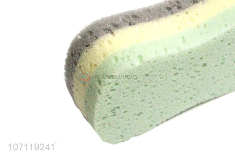 China factory 3-tier bath sponge exfoliating sponge for adults and kids