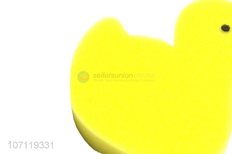 Most popular lovely duck shape children bath sponge exfoliating sponge