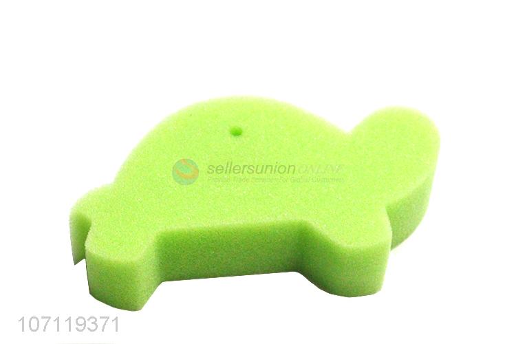 China manufacturer soft tortoise shape baby bath sponge shower sponge