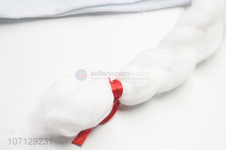 Best Quality Non-Woven Christmas Santa Hat With Braids
