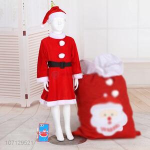 Newest Christmas Dress Santa Claus Costume For Girls