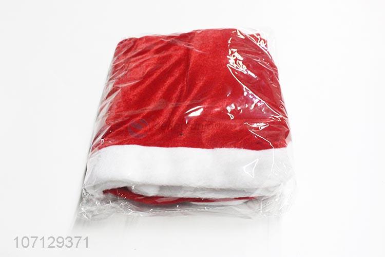 Good Sale Christmas Cosplay Velvet Santa Claus Costume With Hat Suit