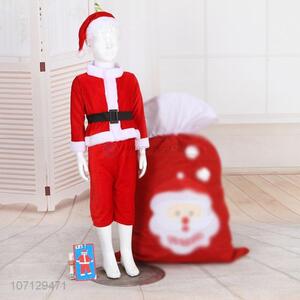 Popular Christmas Santa Claus Costume For Boys