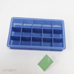 Wholesale food grade 15 holes silicone ice cube tray ice mold