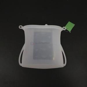 High quality reusable folding 1000ml silicone food storage bag