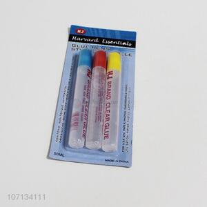 Wholesale cheap office and school stationery non-toxic clear glue pen set