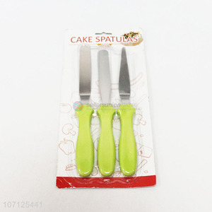High Quality 3 Pieces Stainless Steel Cake Spatula