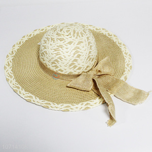 Fashion Design Sun Hat Ladies Straw Beach Hat