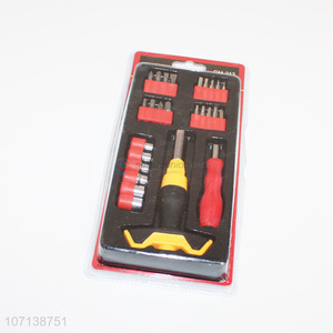 Premium quality household repair tool 24 pieces screwdriver set