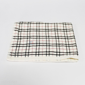 Wholesale premium soft fashion plaid cotton pillow cover pillow towel