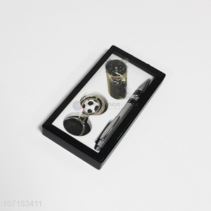 Premium quality high-end men business gift set pen and compass set