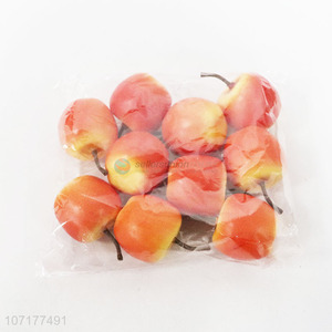 Cheap Price 10PCS Artificial Fruit Fake Apple for Home Decoration