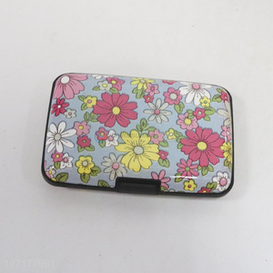 High Quality Flower Pattern Name Card Holder Card Case