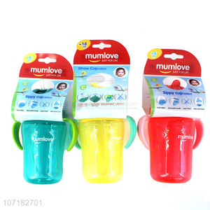 New Arrival 300Ml Baby Bottle Plastic Sippy Cup Baby Training Cup