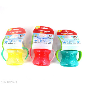 Best Quality 200Ml Plastic Baby Training Water Drinking Sippy Cup