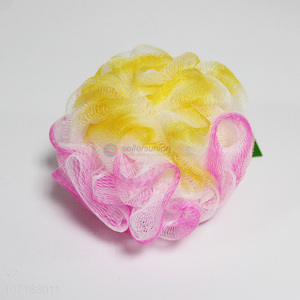 Competitive price colorful exfoliating mesh bath ball shower ball bathroom products