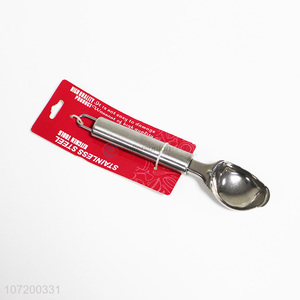 Low price kitchen tools stainless steel ice cream scoop ice cream spoon