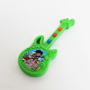 Factory Wholesale Colorful Mini Plastic Guitar Toy for Kids