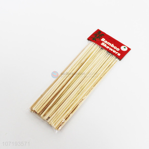 Low price 48 pieces disposable bamboo skewers eco-friendly bamboo sticks