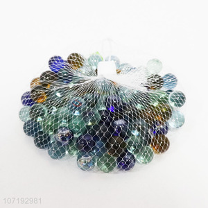 Hot selling 100 pieces round colored glass marbles glass beads toys