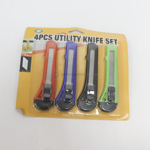 Good Factory Price 4PCS Art Knife Utility Knife Set