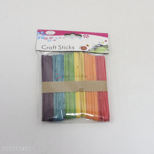 Good Sale Colorful Wooden Popsicle Sticks