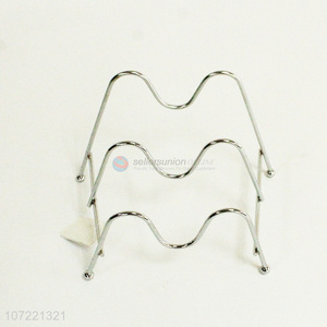 Wholesale multifunctional metal wire pot lid rack dishes draining rack