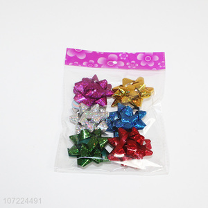 Wholesale Price Christmas Star Bow Set for Gift Wrapping