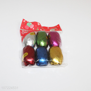New product 6pcs ribbon egg for Christmas and party wrapping