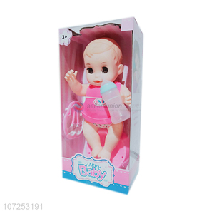 Direct Price Chidrens Gift Vinyl Baby Doll Play House Toy Set