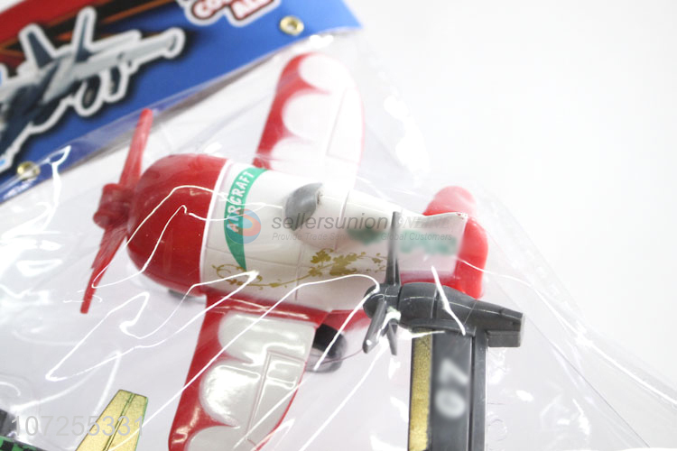 Good Quality Pull Back Model Airplane Plastic Toy