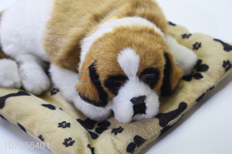 Good Sale Breathing Dog Fashion Simulation Dog Toy