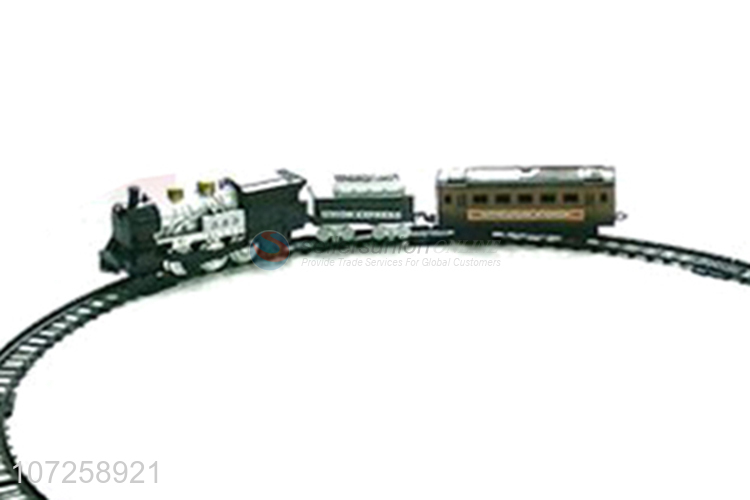 Suitable price children electric battery operated rail train track toys