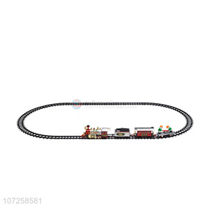 Excellent quality battery operated smoke train toy set for toddlers