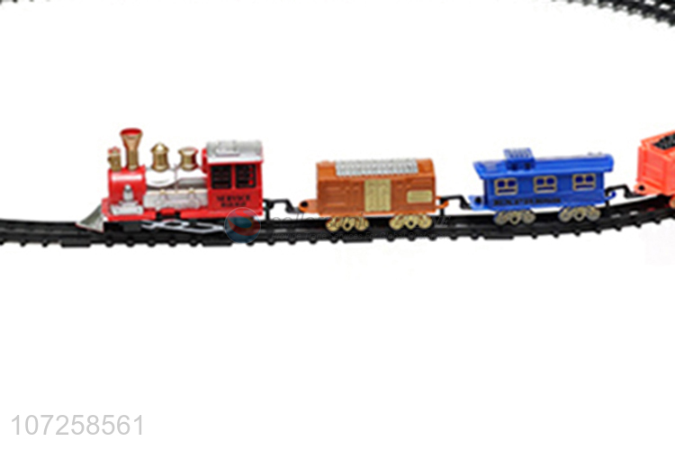 Popular products children electric battery operated rail train track toys