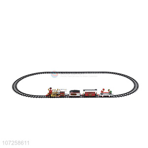 Latest design kids toys battery operated train set with track