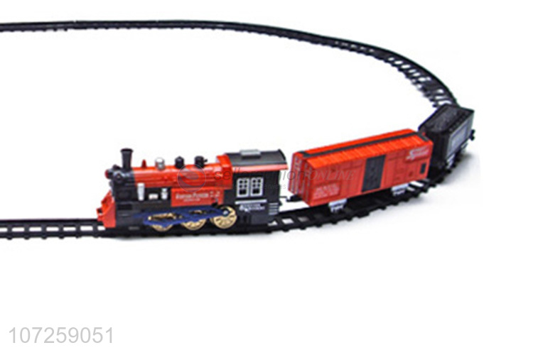 Popular products kids classic battery operated train set slot toy