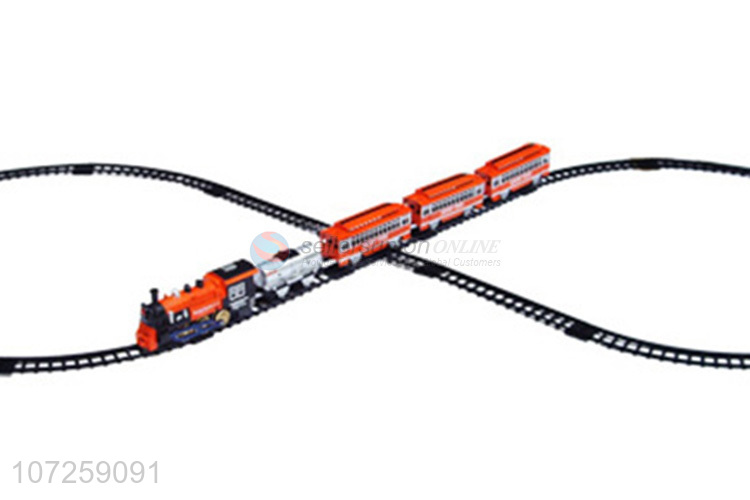 Wholesale cheap kids toys battery operated train set with track