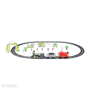 Promotional items kids toys battery operated train set with track