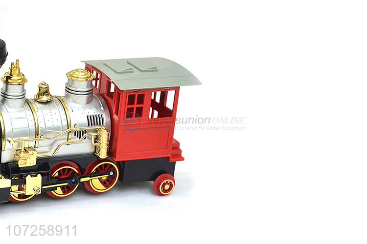 Good market track train toy slot toy plastic rail train set